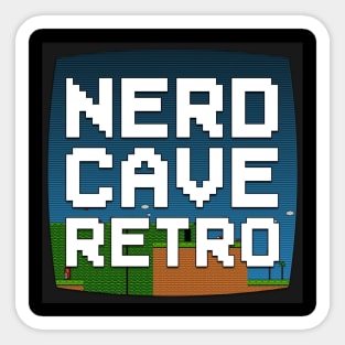 Nerd Cave Retro "Album Cover" Design Sticker